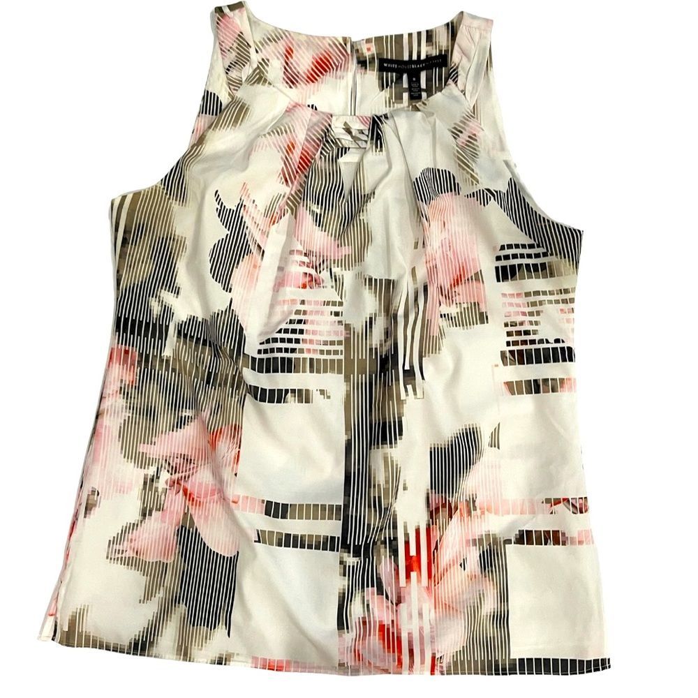WHBM Dressy Print Tank